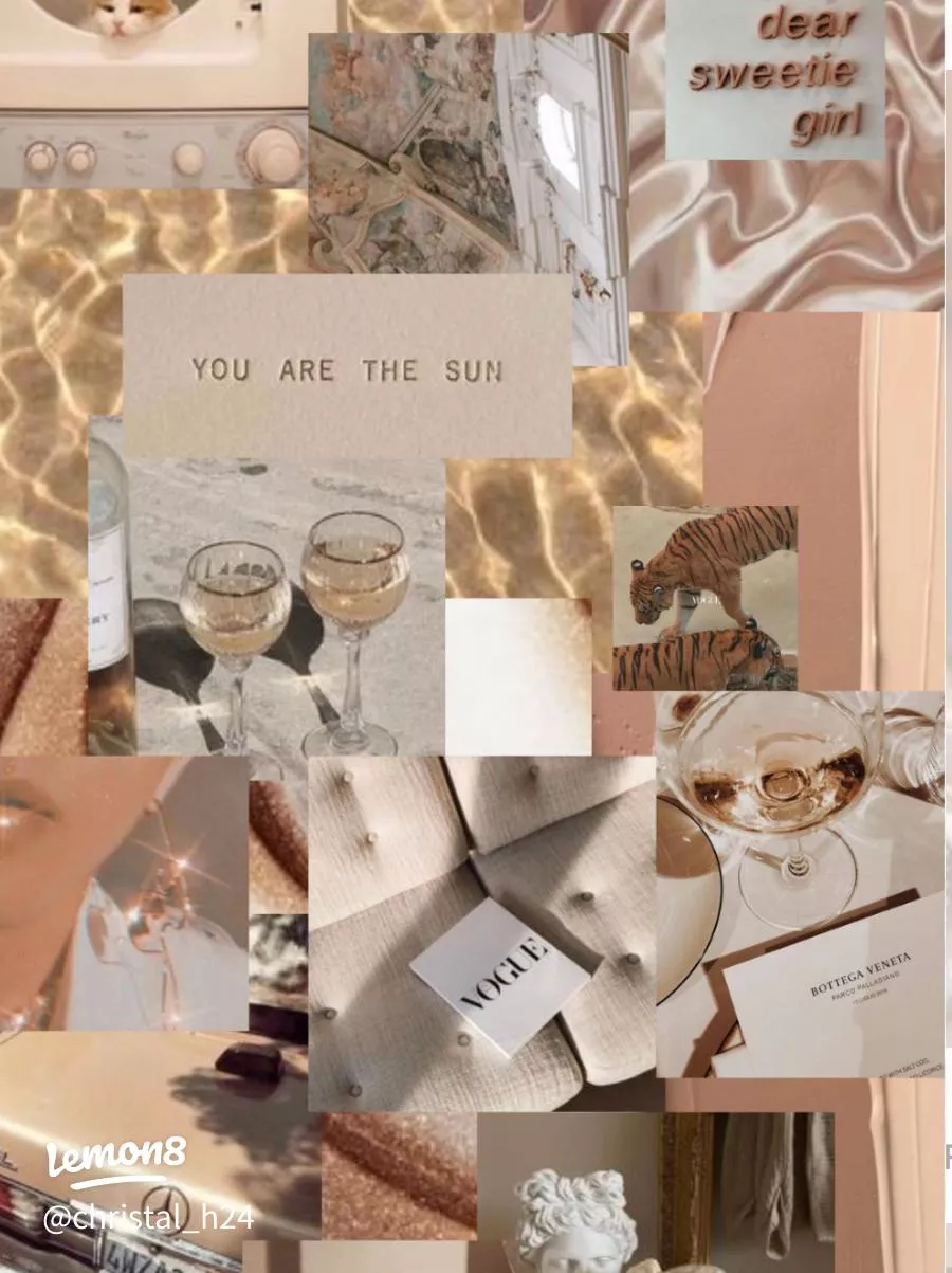 Beige wallpaper for iPhone