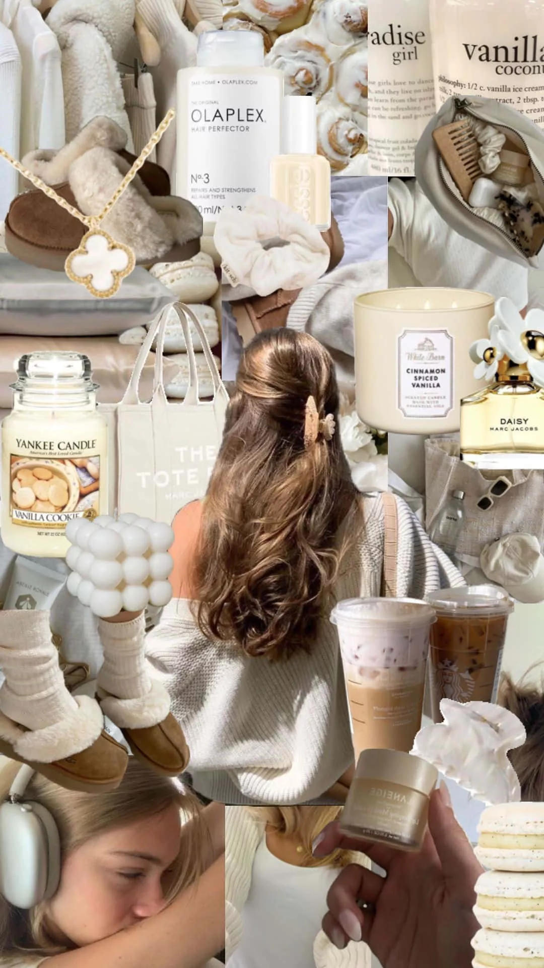 Beige Vanilla Aesthetic Wallpaper