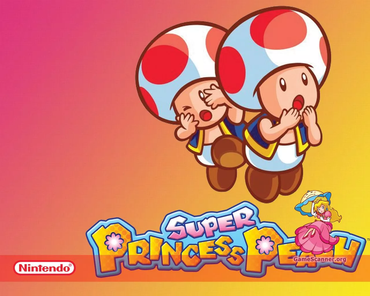 Desktop wallpaper: Video Game, Princess Peach, Toad (Mario), Toad, Super Princess Peach 4K free download for PC. 1515594