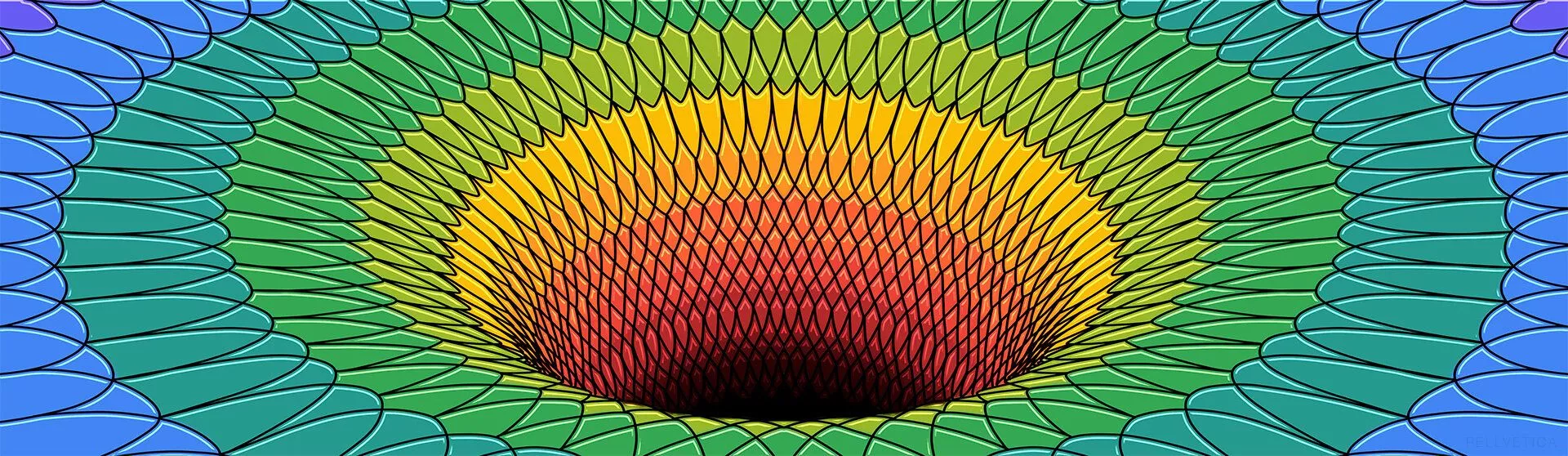 Particle Accelerator Black Hole Mural