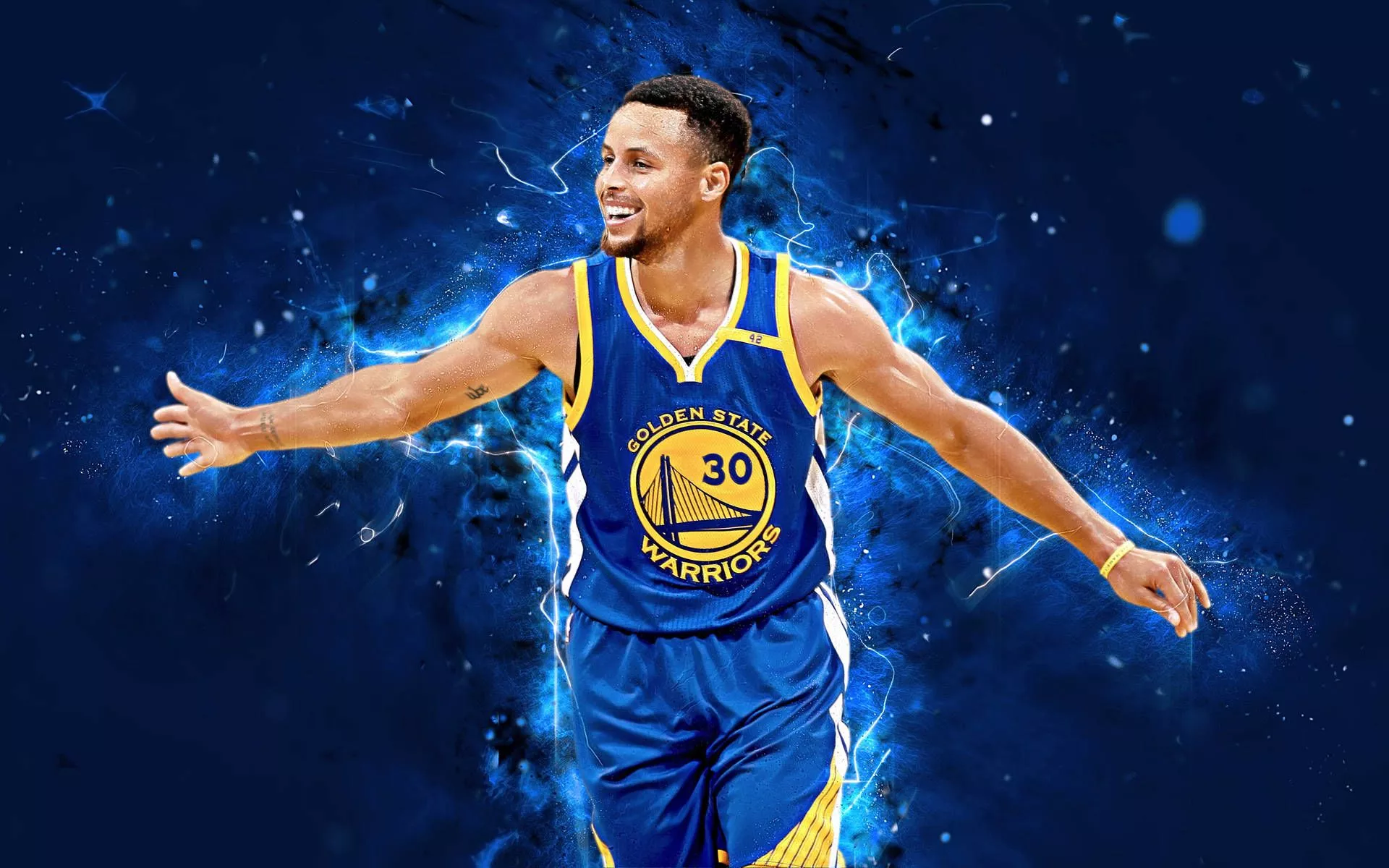 Stephen Curry Smiling Nba Desktop