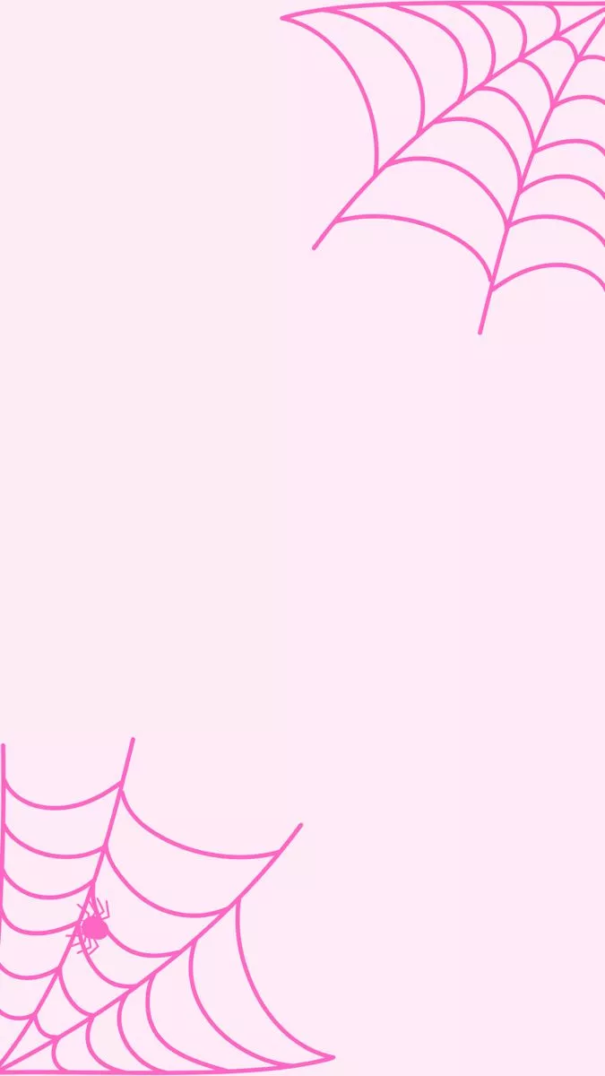 Pink spider web wallpaper