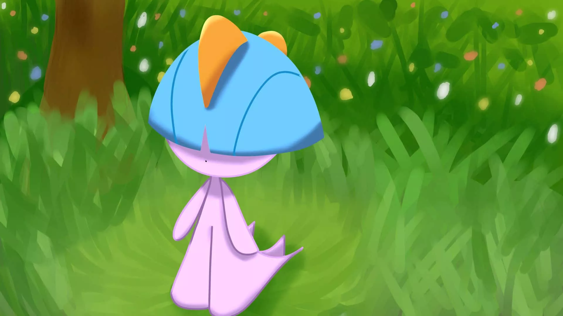 Download Shiny Ralts Wallpaper