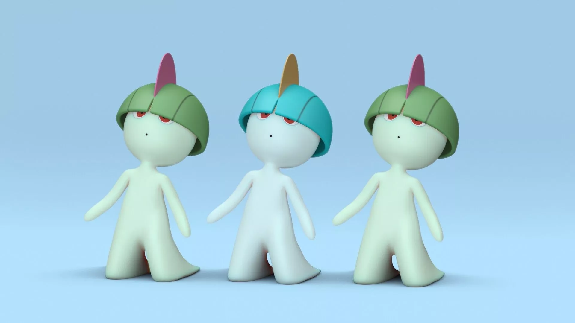 Ralts and Shiny Ralts