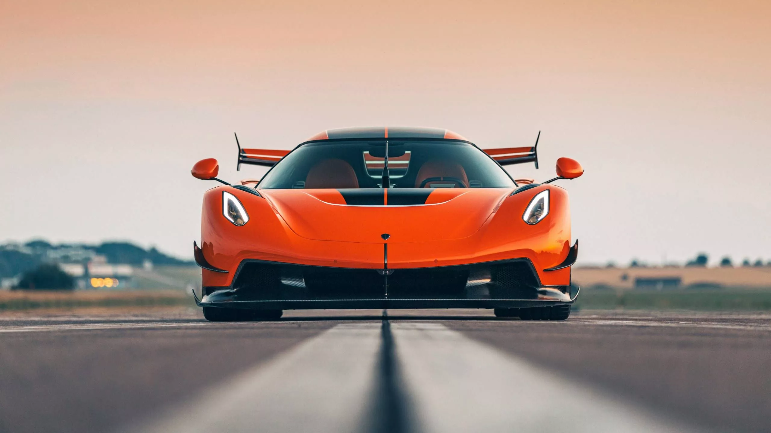 Car Orange Koenigsegg Jesko
