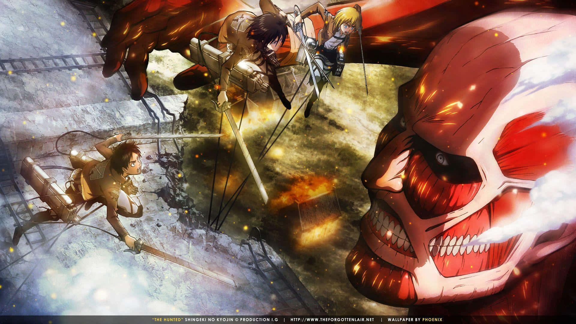 Download Eren, Mikasa, Armin Vs