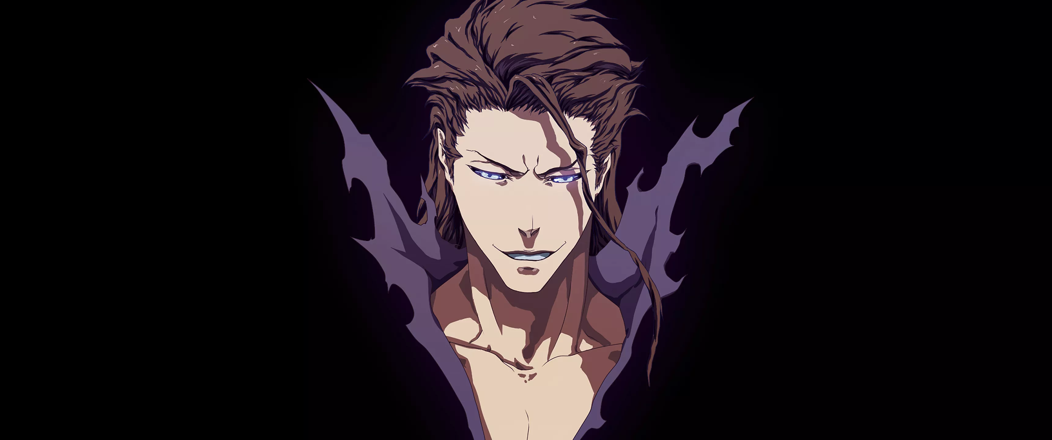 Sosuke Aizen Wallpaper 4K, Black