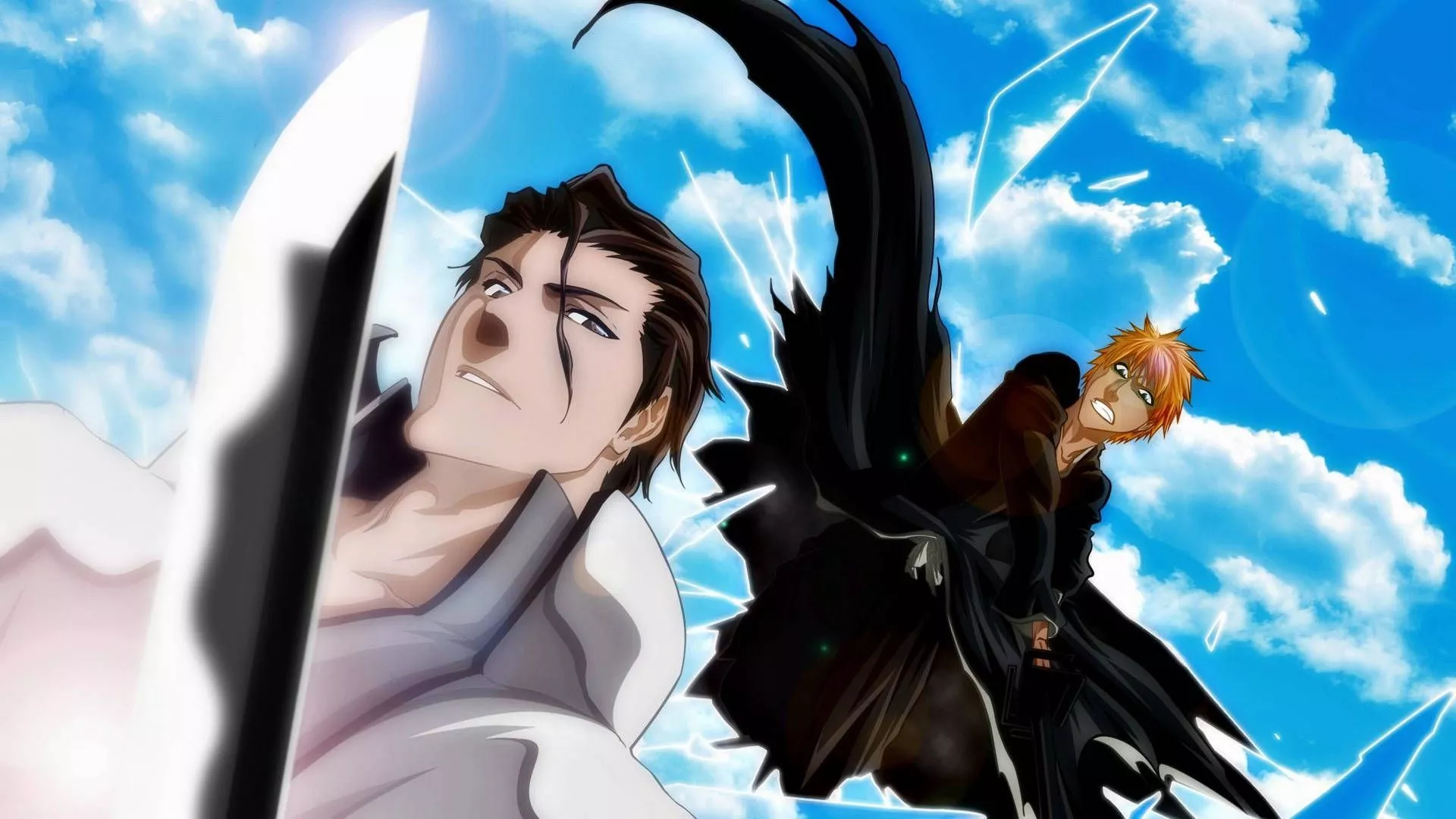 Aizen Fighting Ichigo Wallpaper