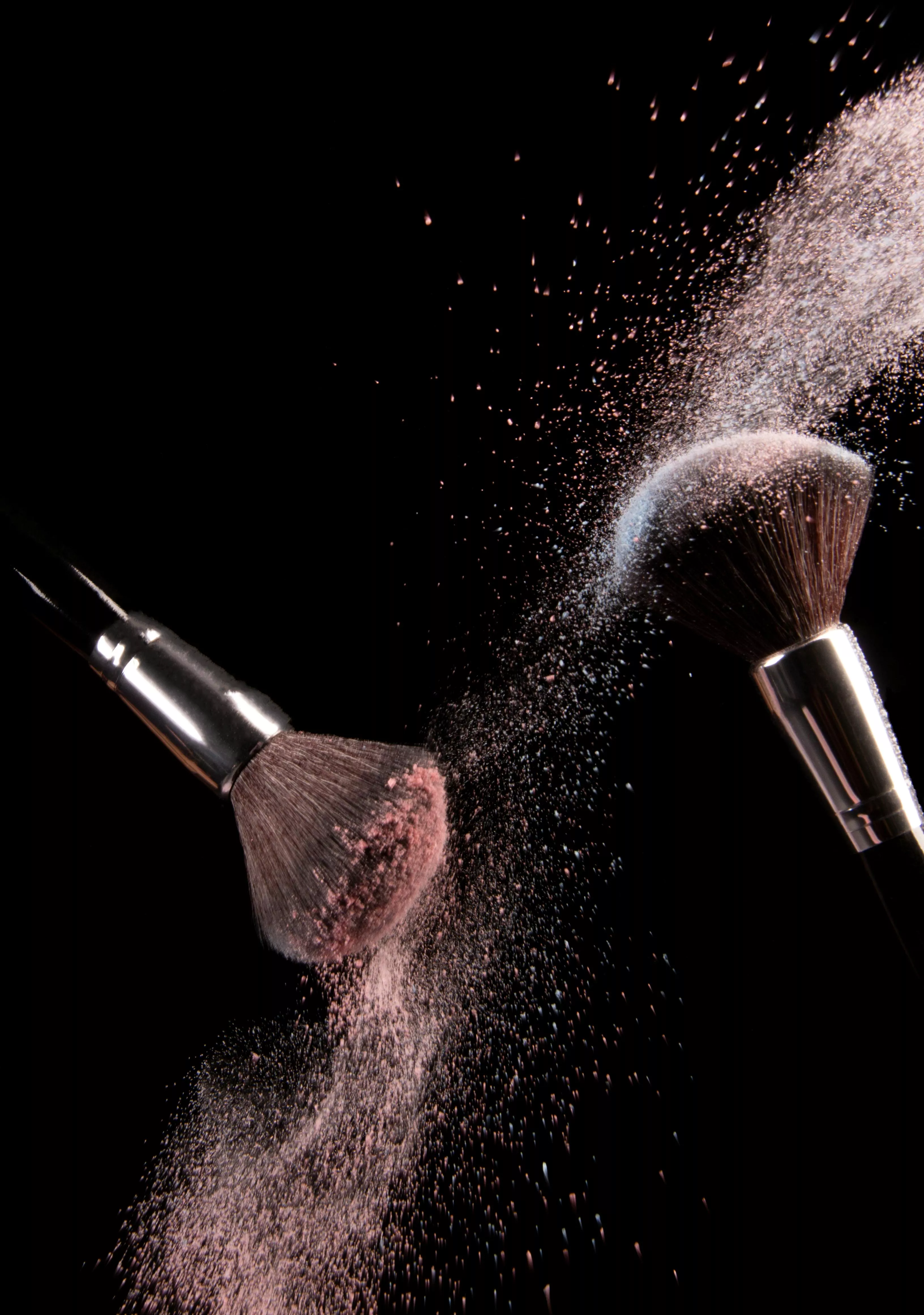 Cosmetics Makeup Brushes and Powder