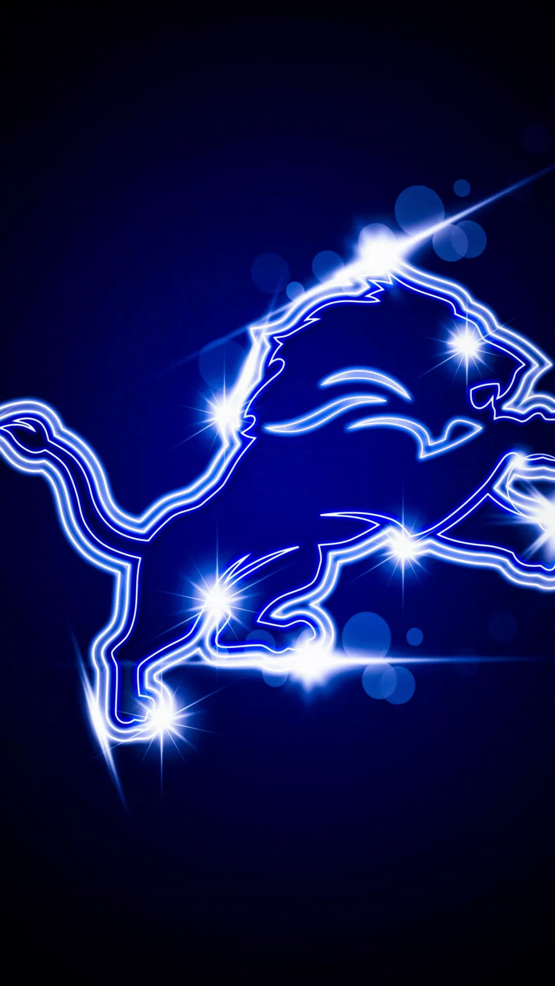 Detroit Lions Wallpaper 4K, Logo