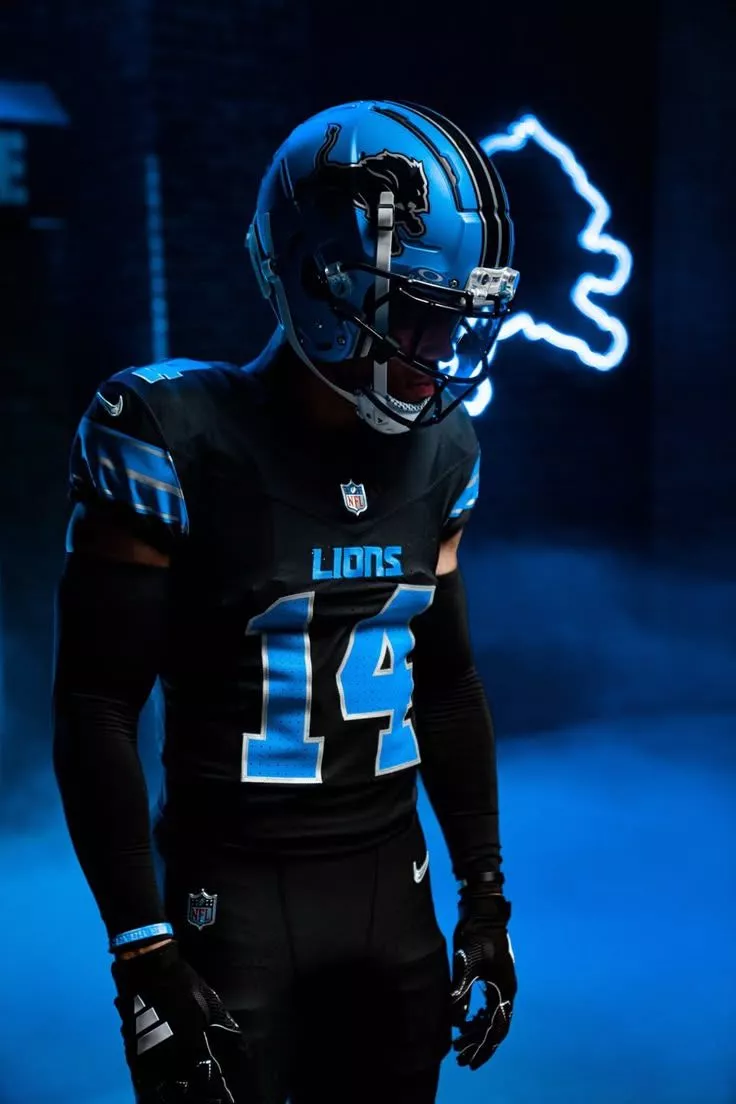 Lions Mobile: Detroit Lions Wide Receiver Amon Ra St. Brown During The 2024 Uniform Media Day In New Hudson, MI On March 6, 2024. (Detroit Lions) Jeff Nguyen