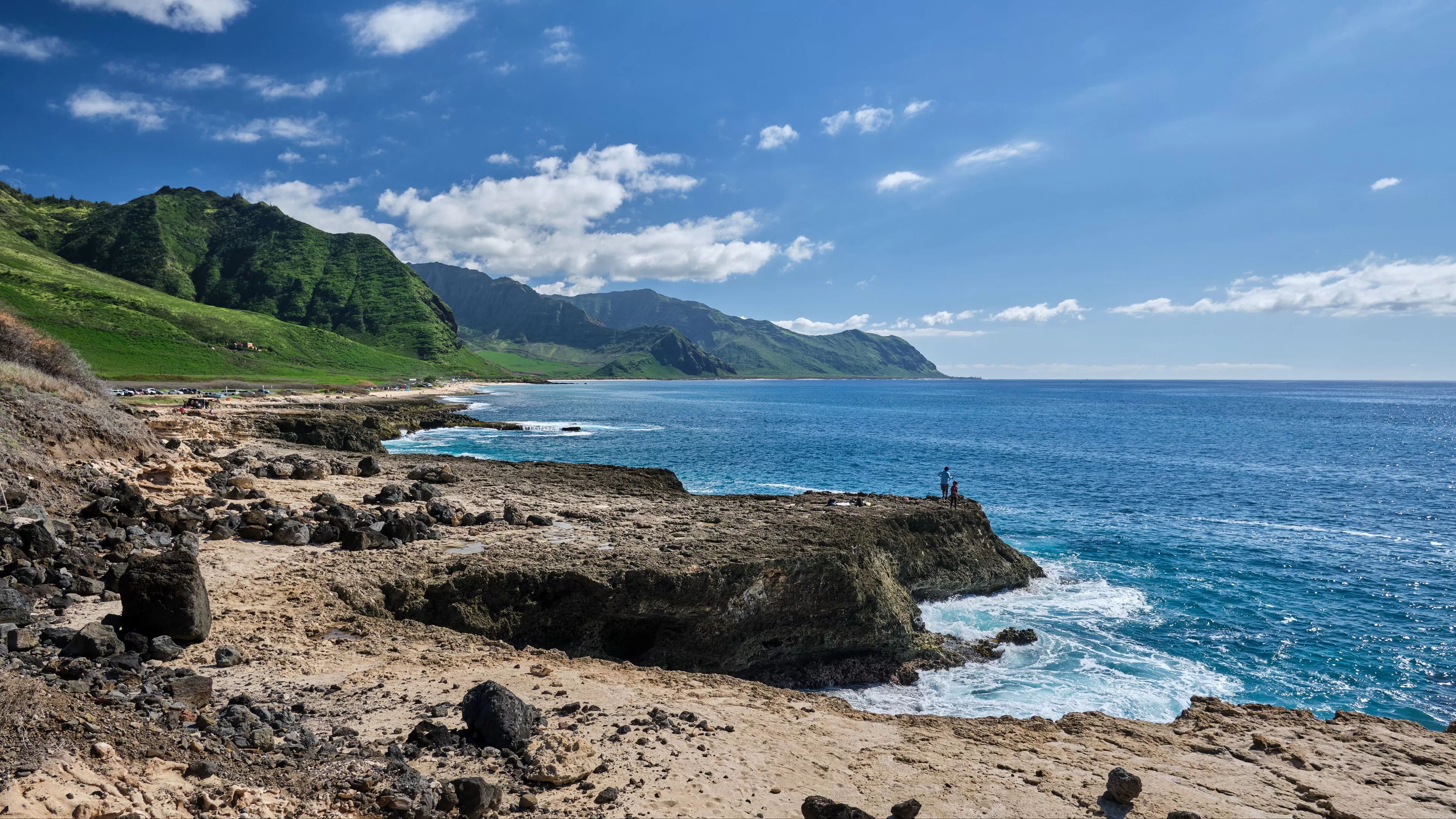 coast, sea, hills, landscape, nature