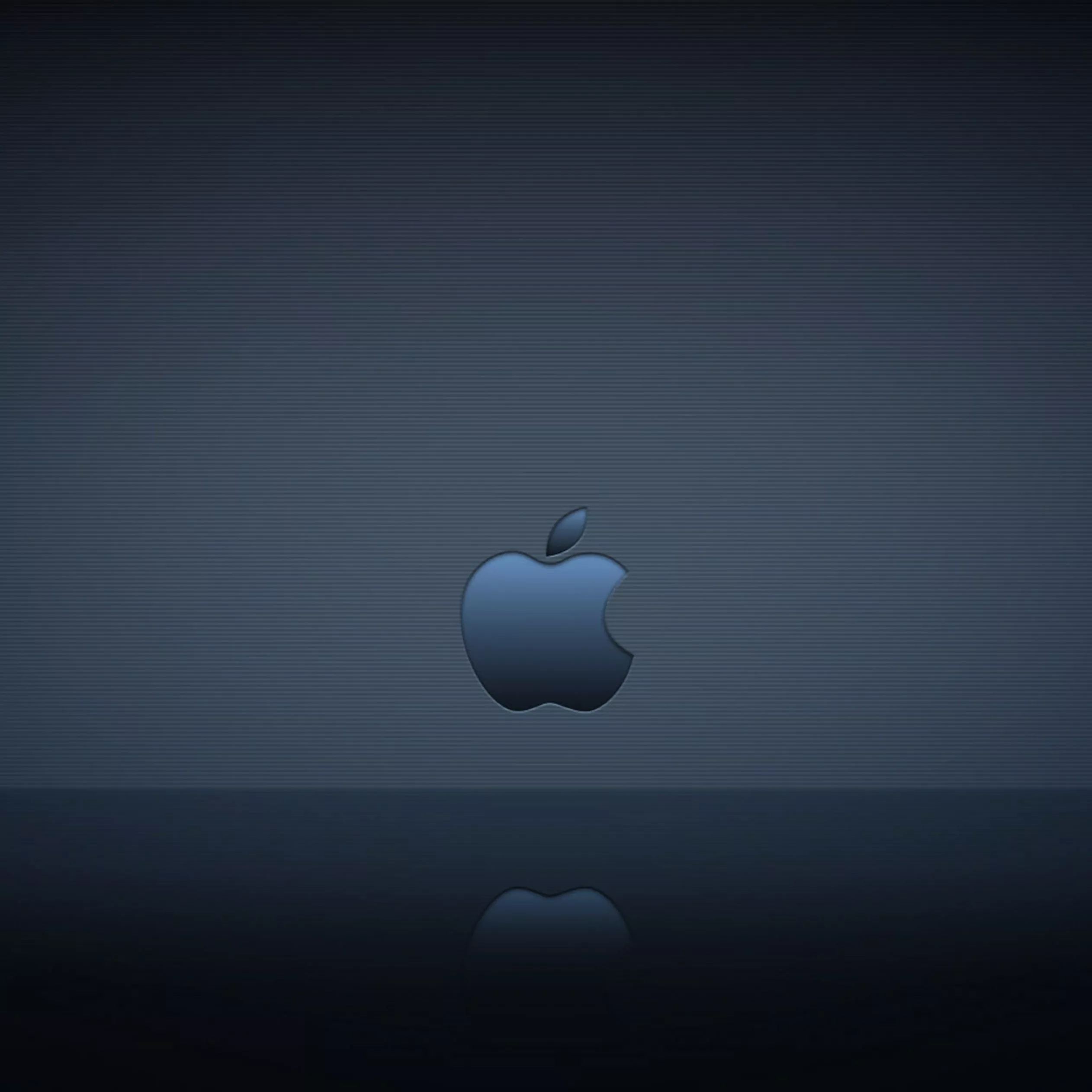 Apple Logo Reflection iPad Wallpaper