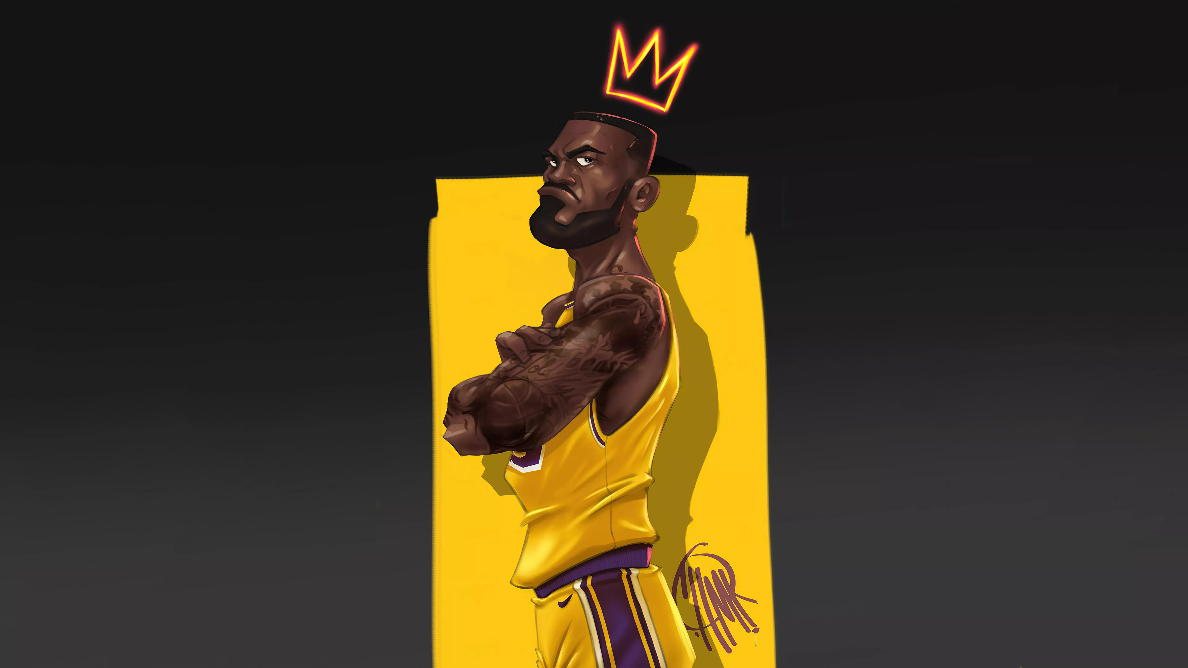 LeBron James FanArt Wallpaper, HD