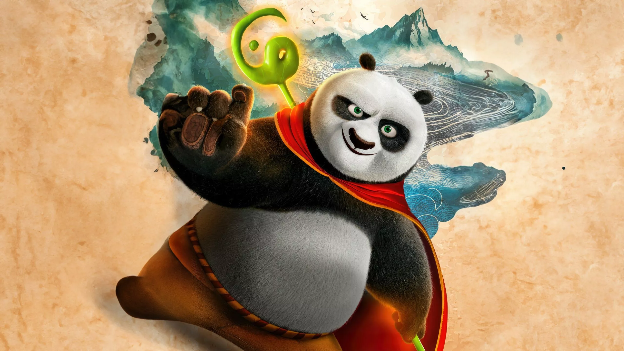 Kung Fu Panda 4 Wallpaper 4K, Po Kung