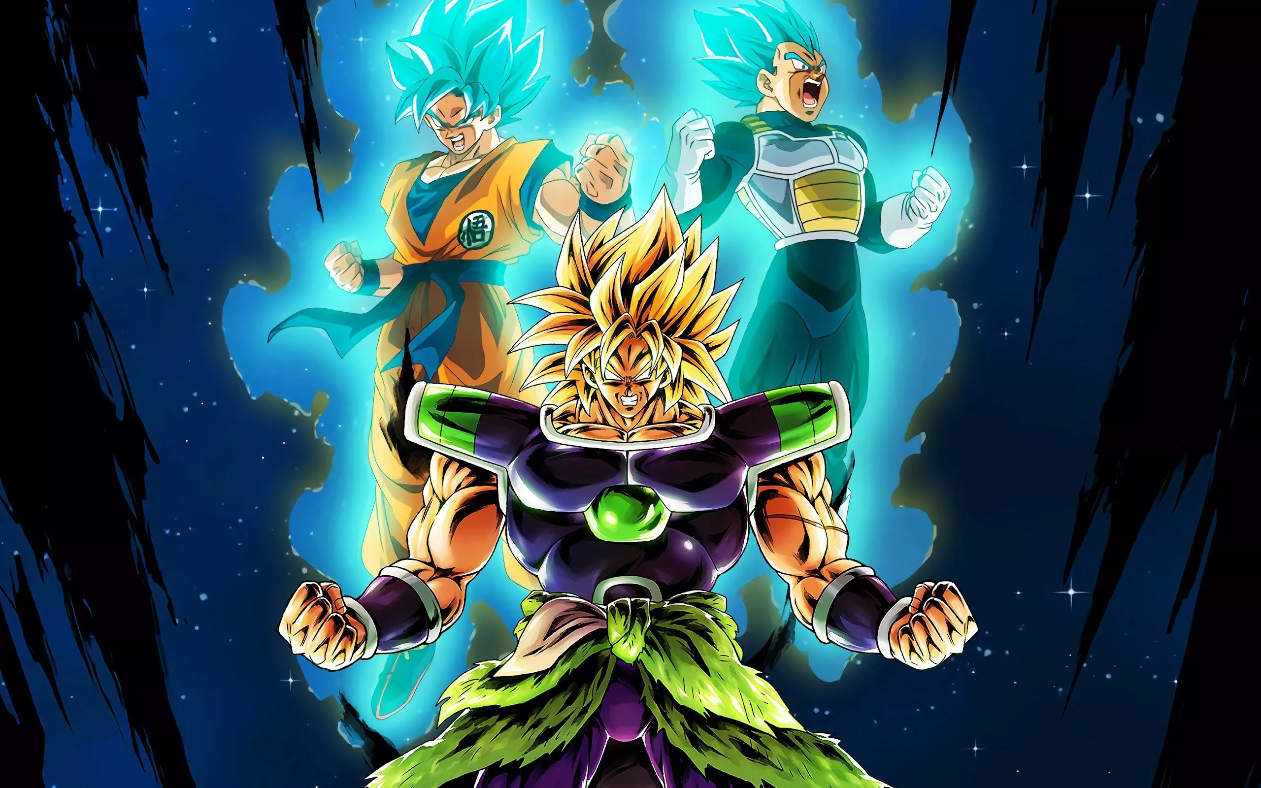 Broly Vegeta Goku Dragon Ball Super
