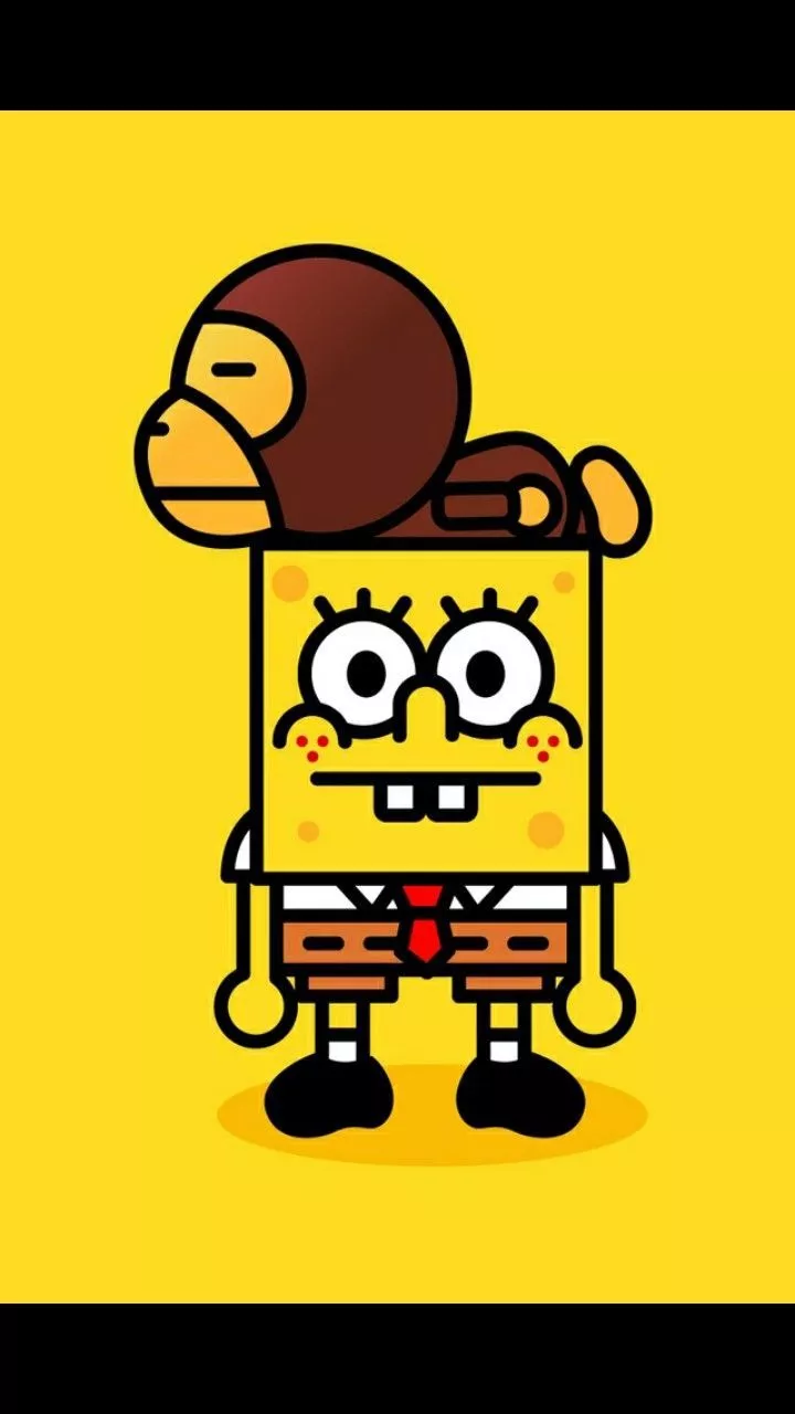 BAPE BABY MILO x SPONGEBOB