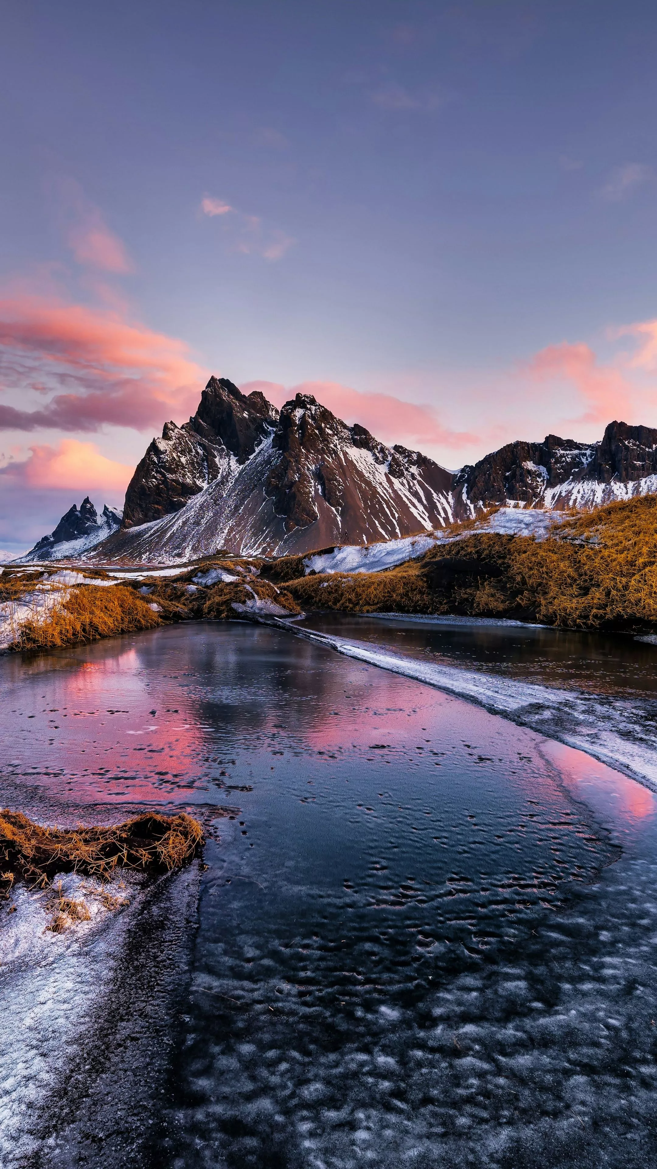 Vestrahorn mountain Wallpaper 4K