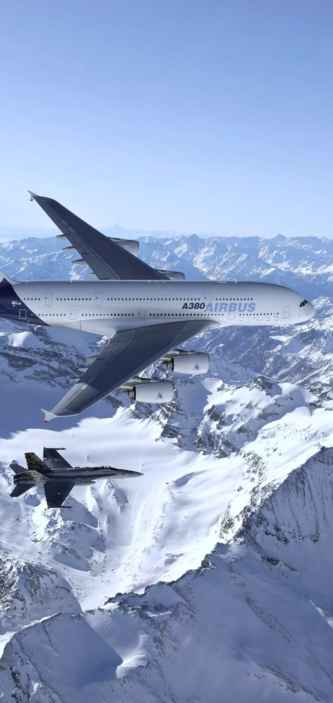 Vehicles Airbus A380, Mountain