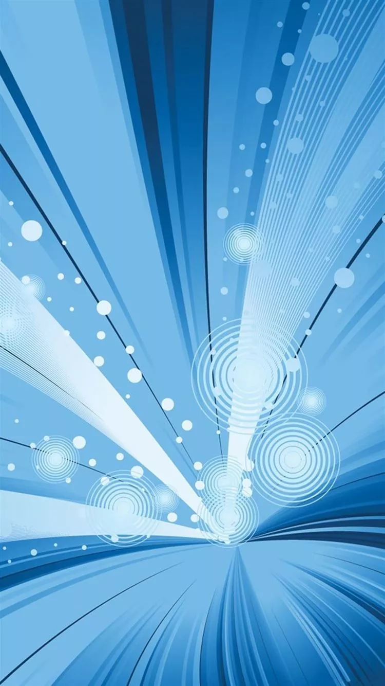 Abstract Blue Swirl iPhone 8 Wallpaper