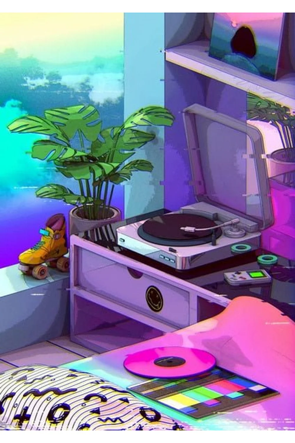 BuySynthwave Canvas Poster Series