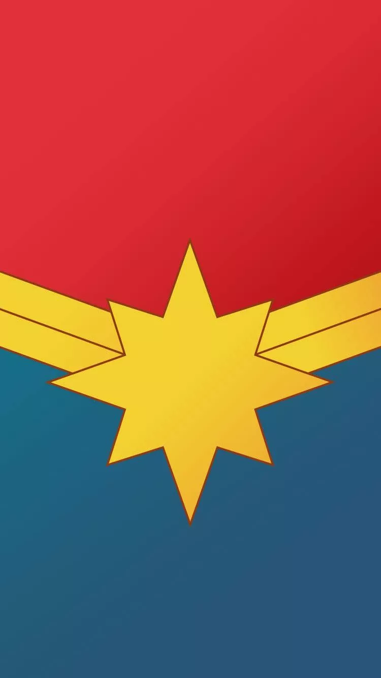 Download free Minimalist Captain Marvel