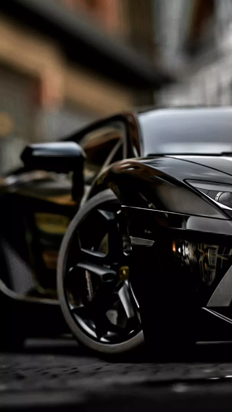 HD black car wallpaper