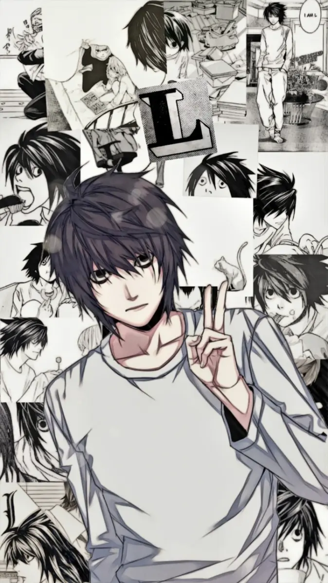 L Edit Death Note wallpaper
