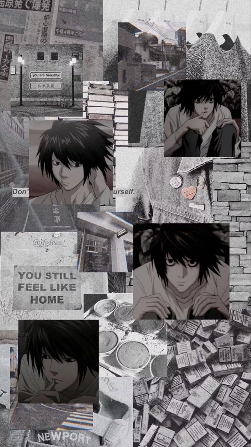 L Lawliet, l death note aesthetic HD