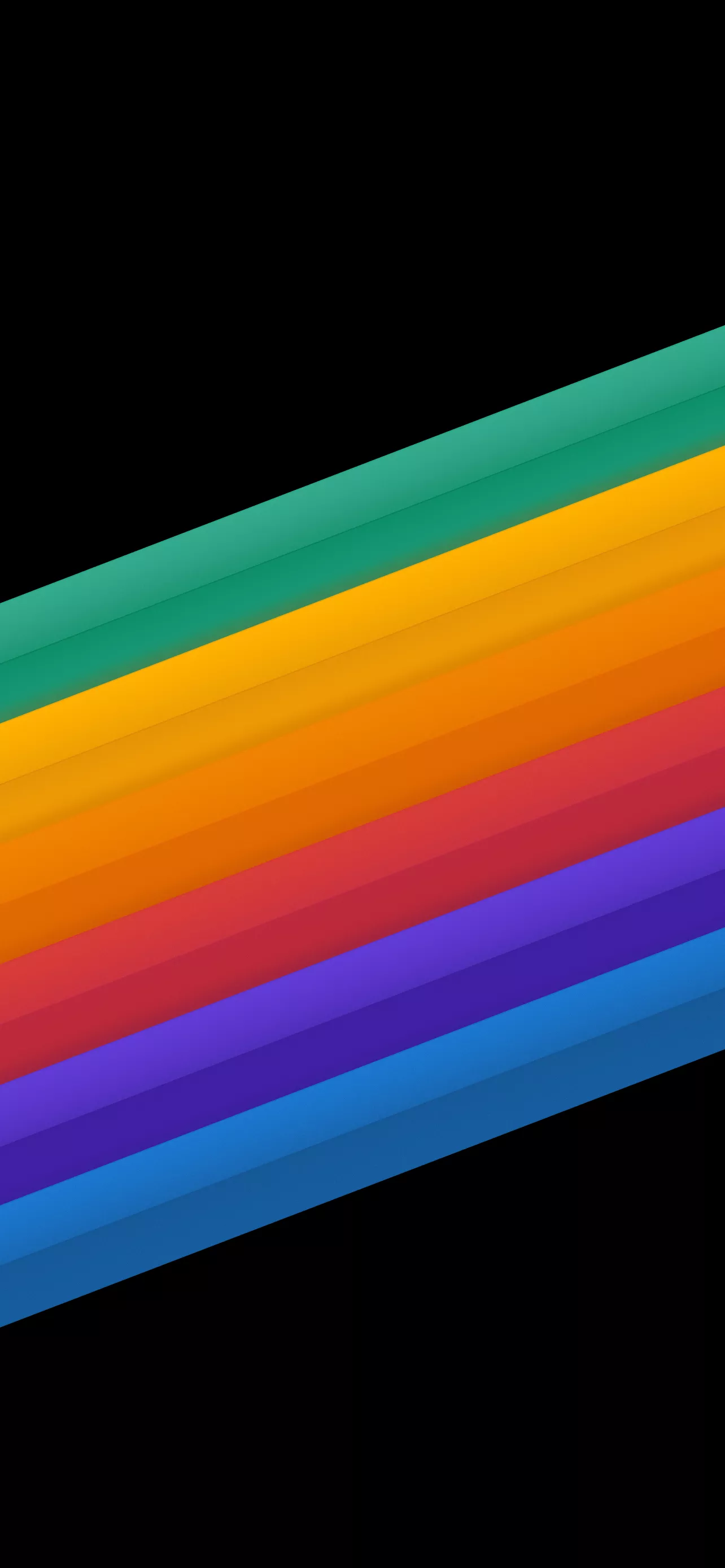 Six Retro Stripes Wallpaper