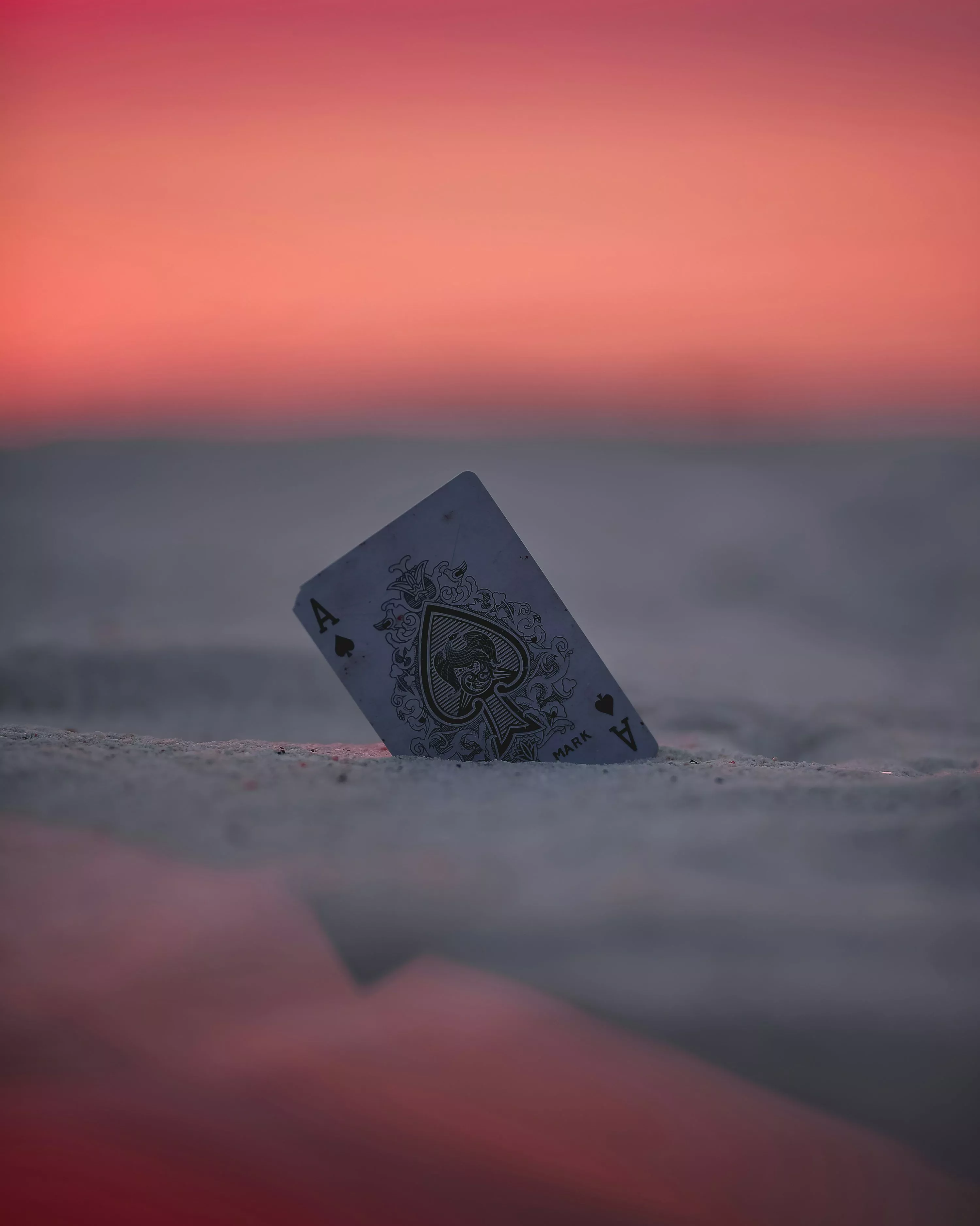 Ace of Spade playing card photo