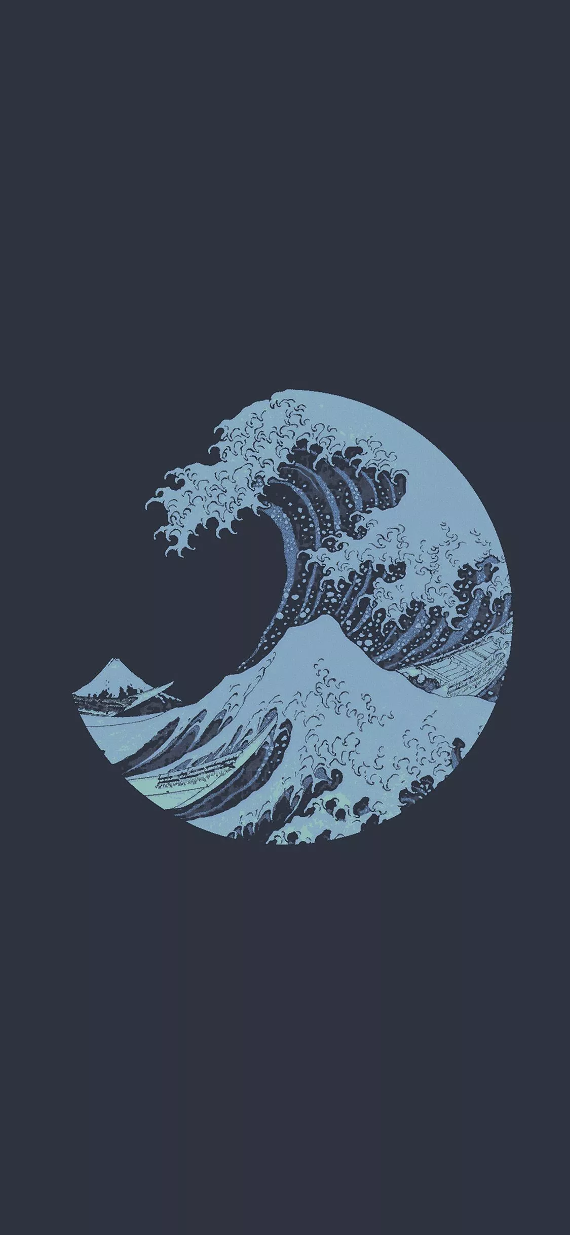 Art Logo Wave Simple Minimal Dark