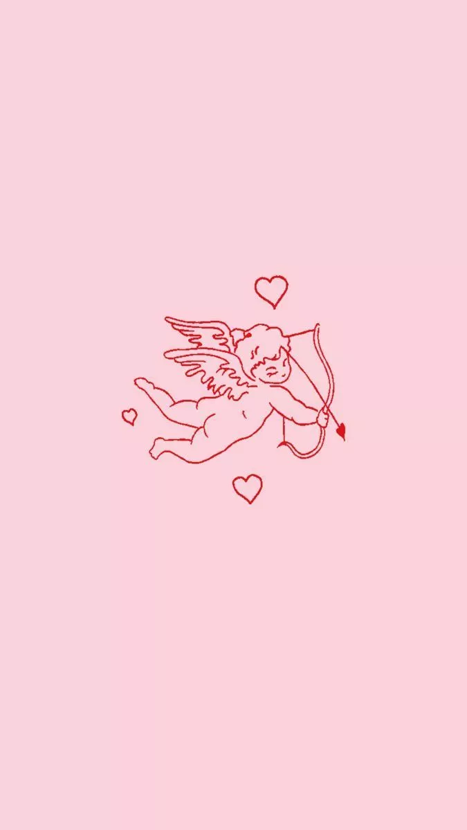 Valentine Cupid. Valentines wallpaper