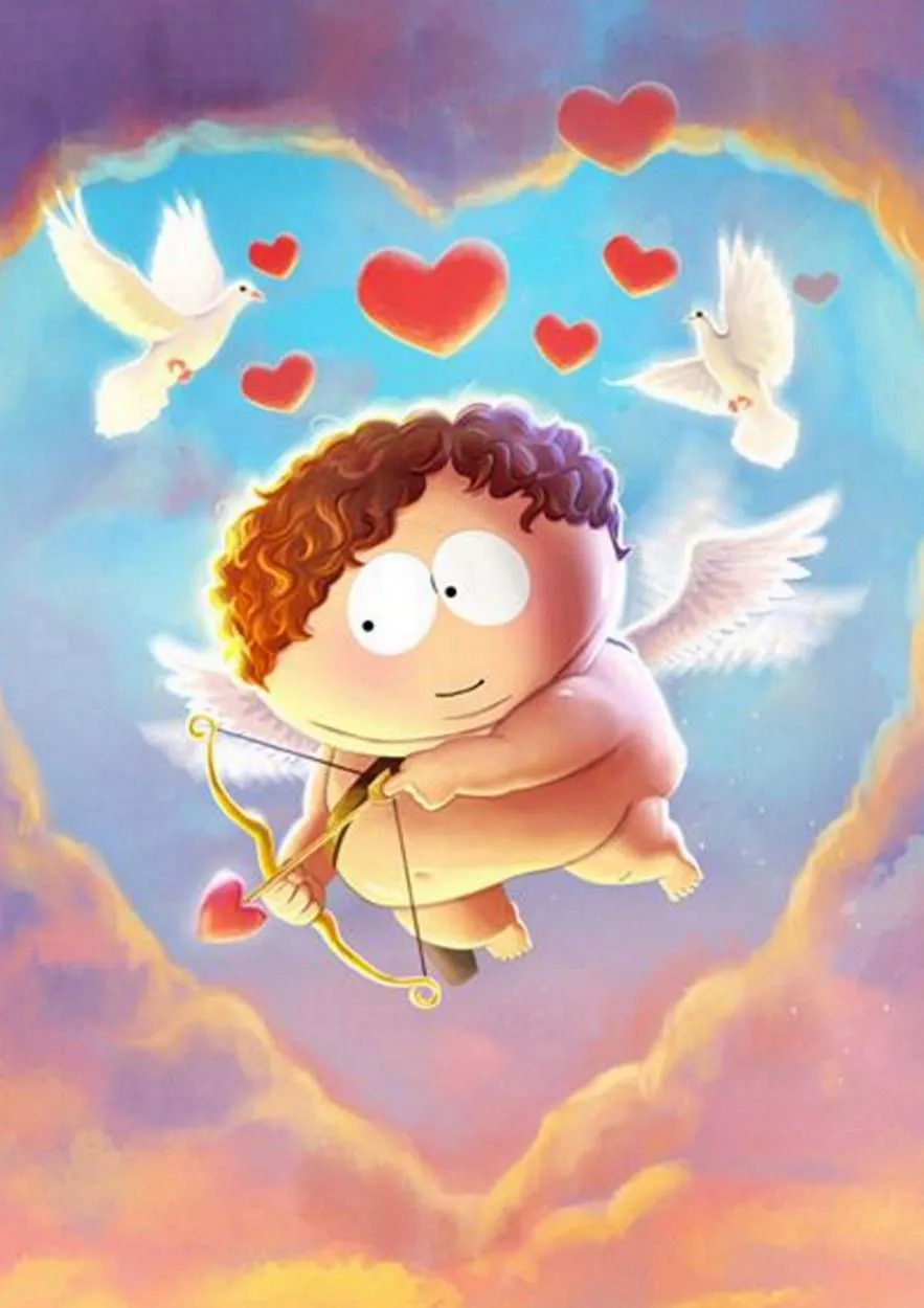 Eric Cartman Cupid Art Wallpaper