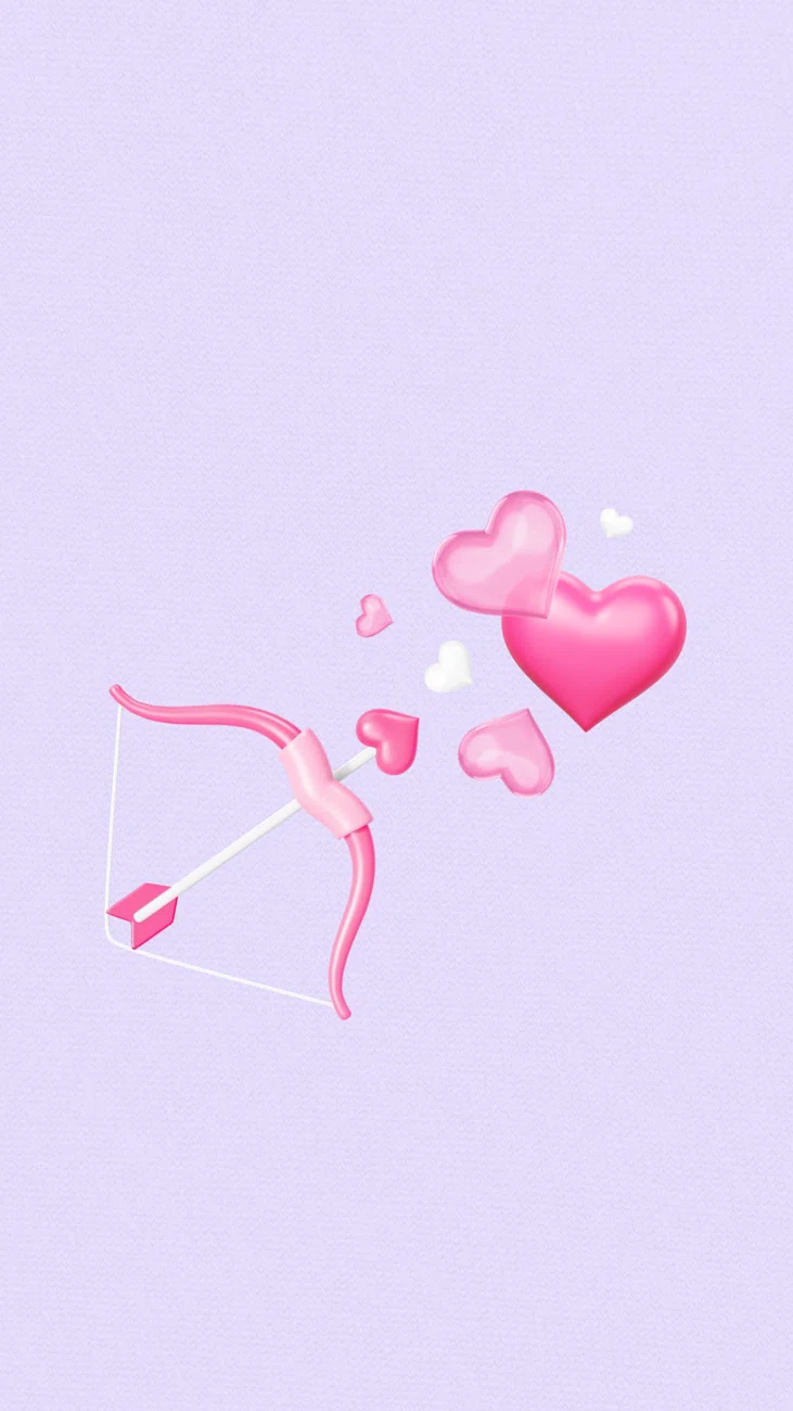 Aesthetic pink love iPhone wallpaper