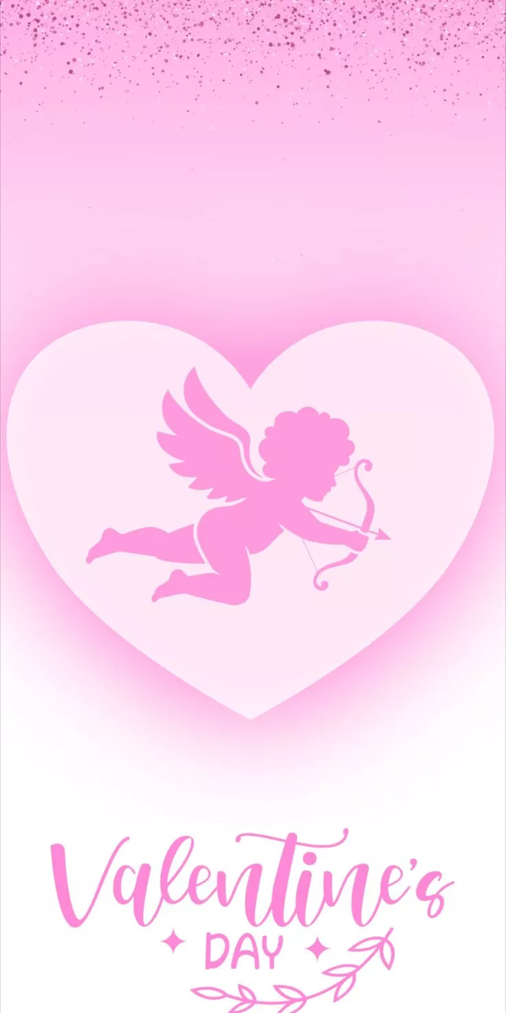 Cupid valentines Day wallpaper for iPhone
