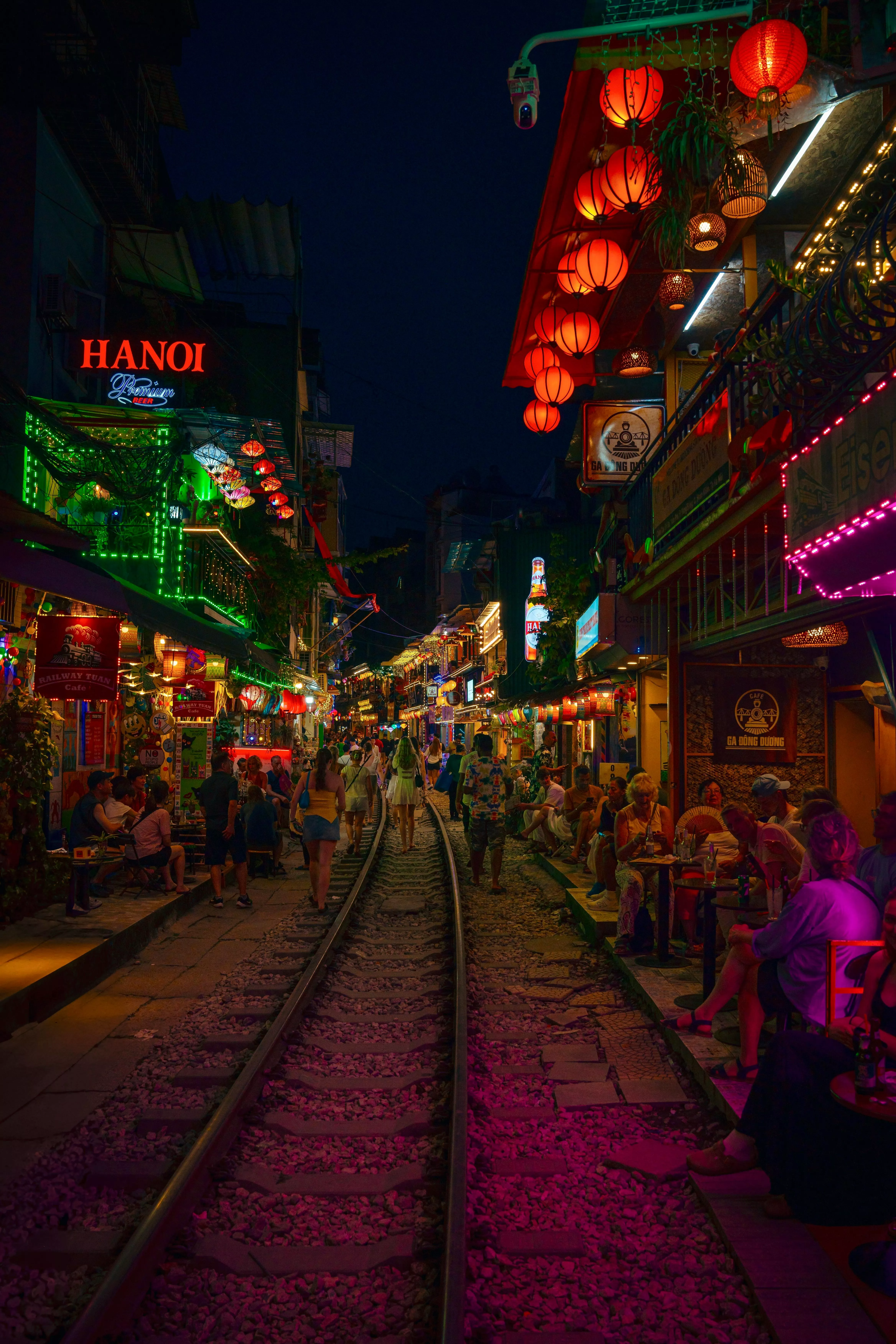 Hanoi Train Street in Vietnam
