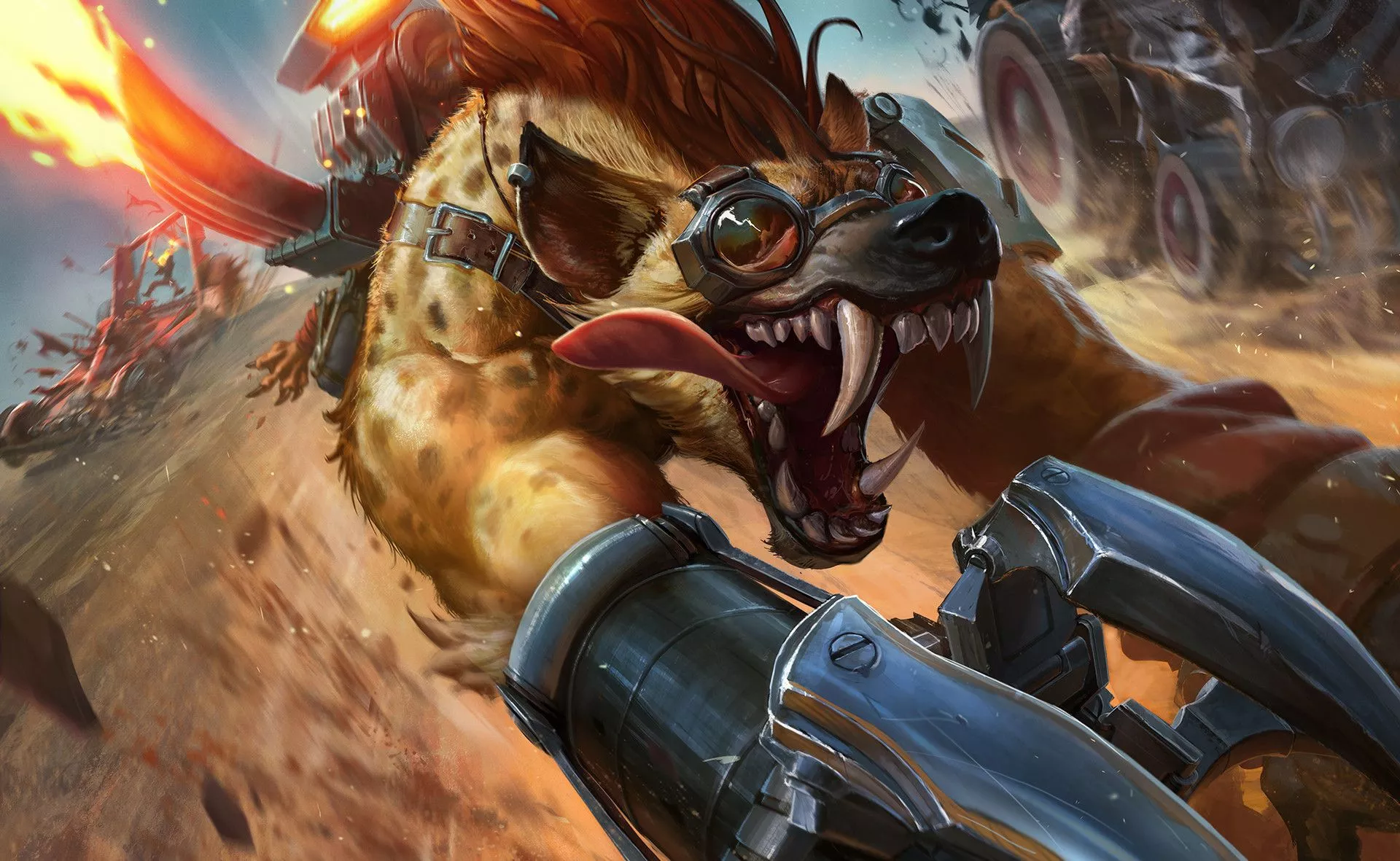 Hyena Warwick for Riot Games