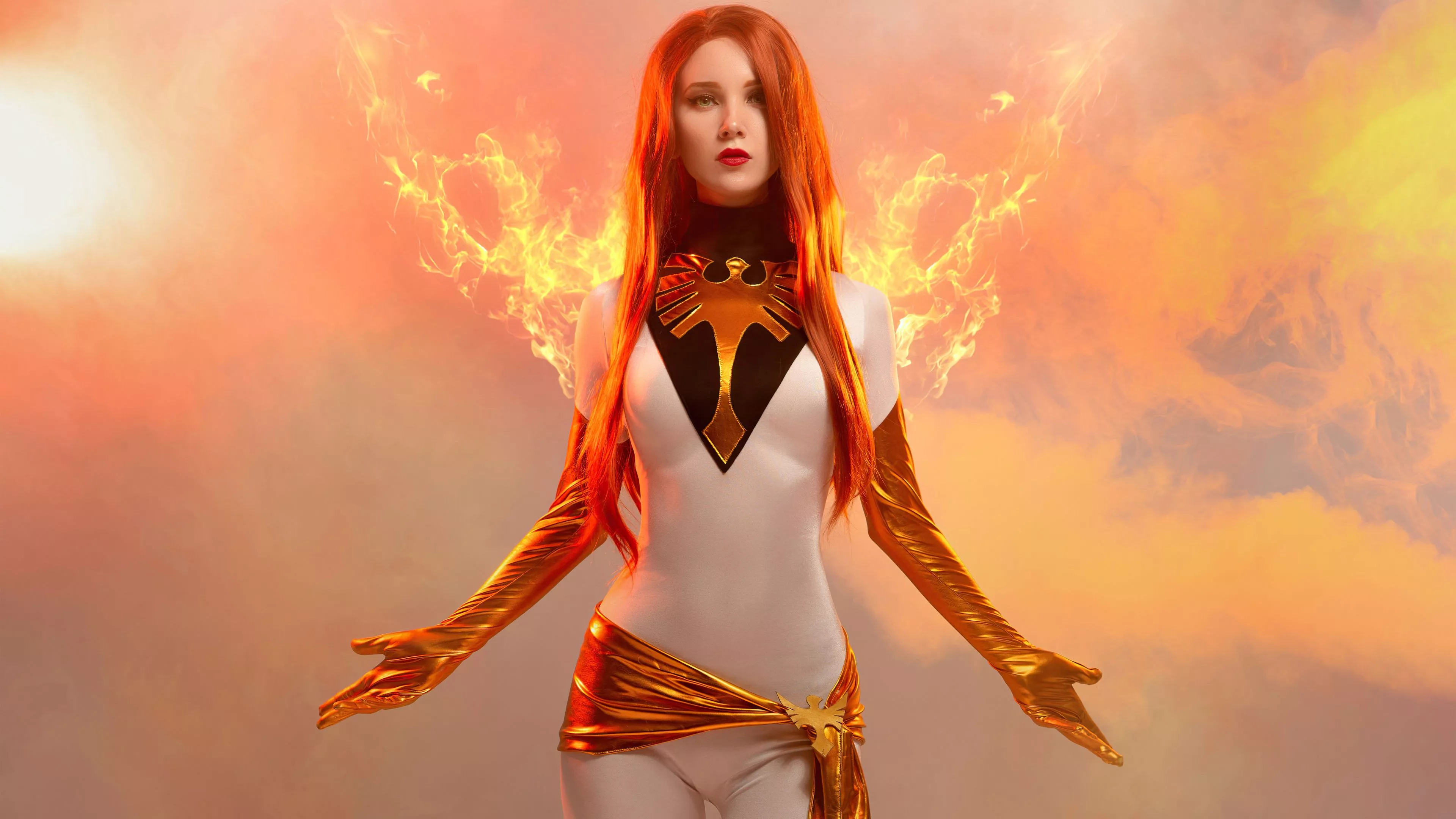 Jean Grey Woman Cosplay 4k Ultra