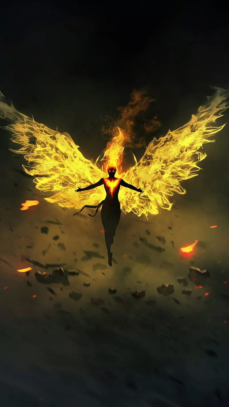 Phoenix, jean grey, marvel, x men, HD phone wallpaper