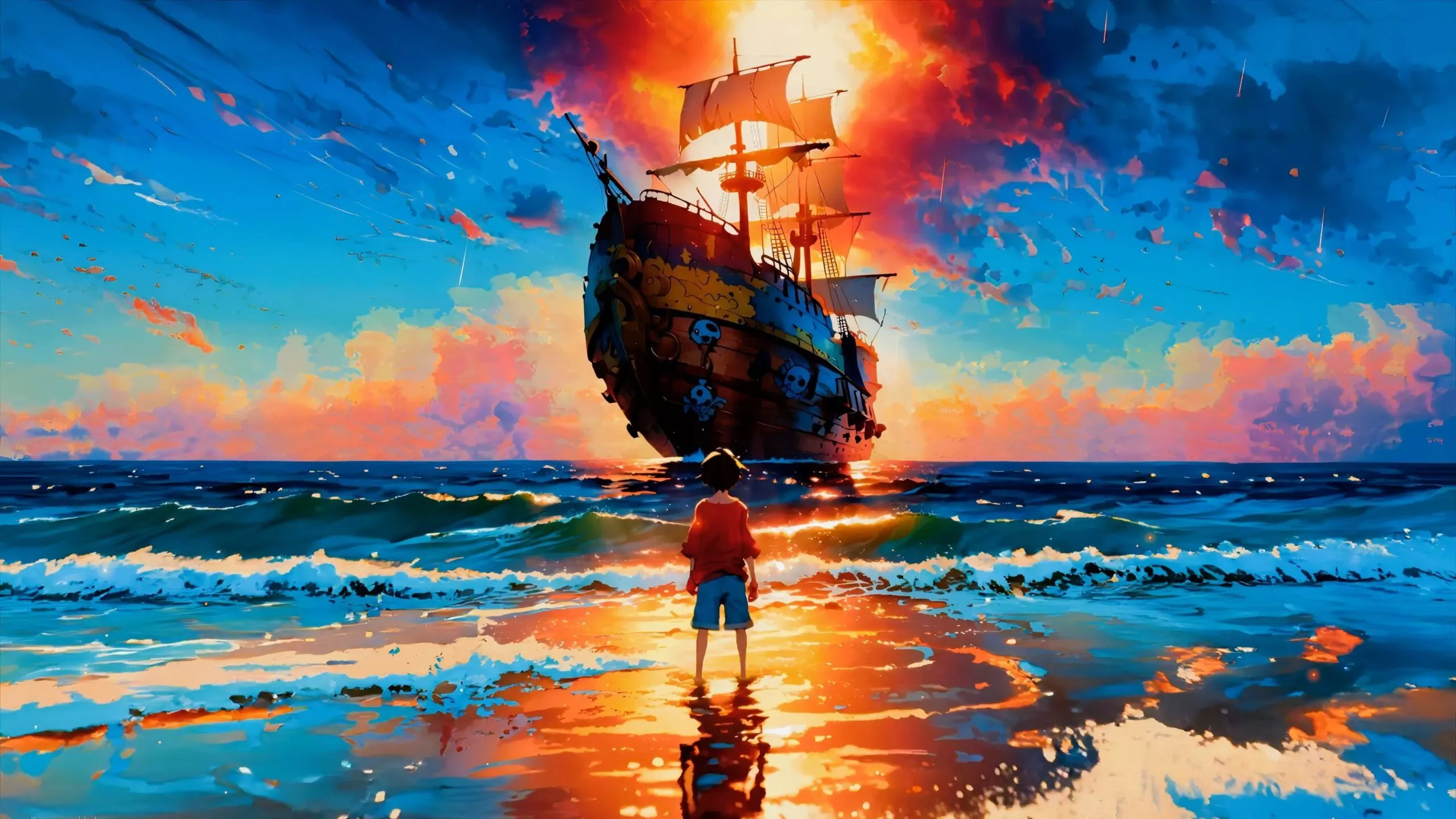 Luffy Kid Pirate Ship Adventure. One