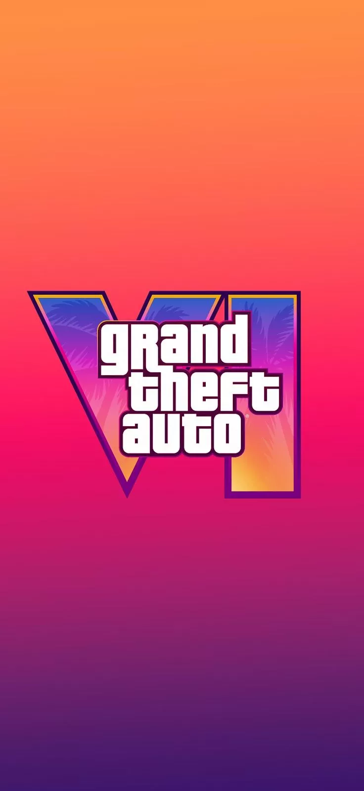 GTA 6 LOGO HD WALLPAPER