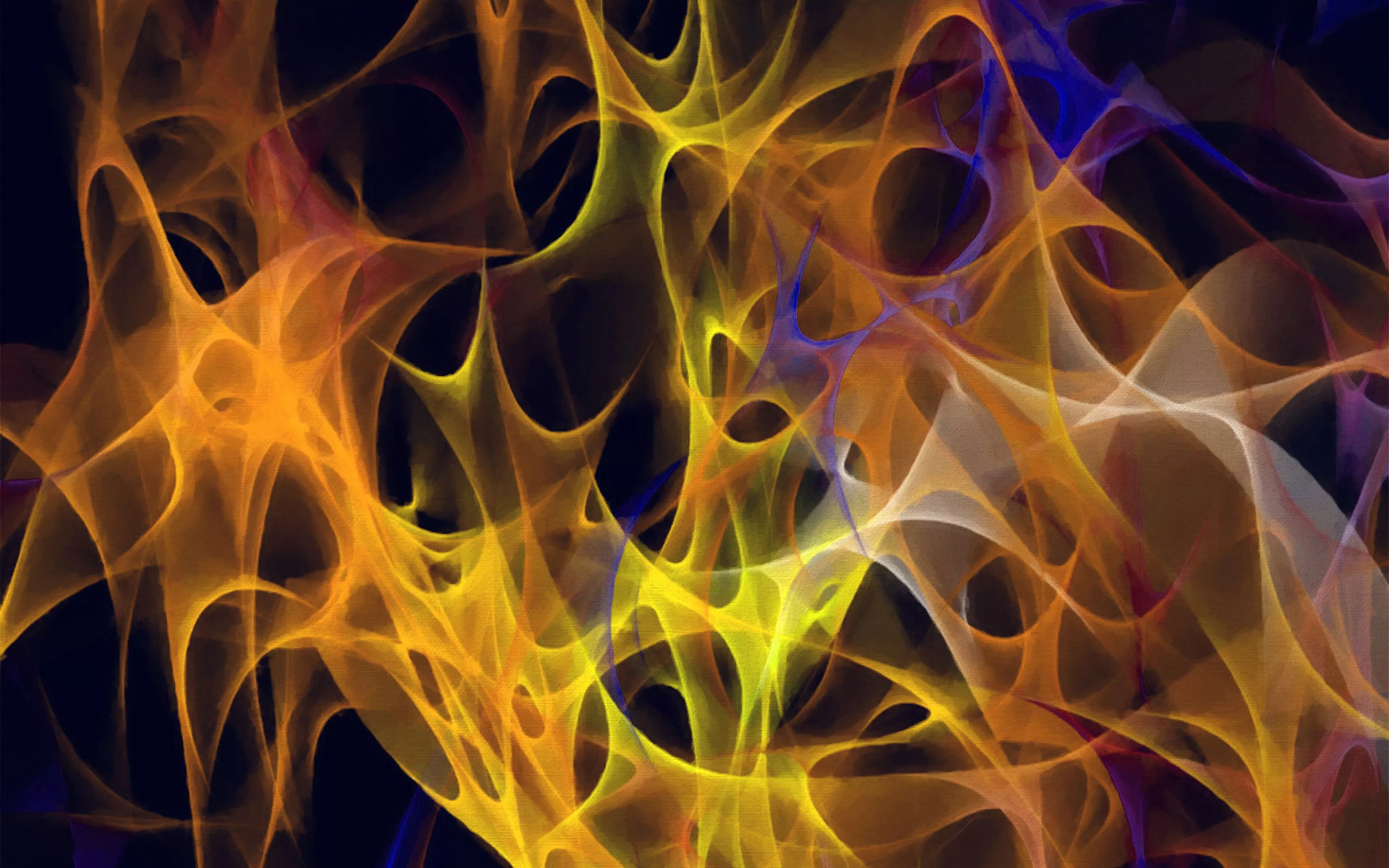 Heart Abstract Yellow Purple