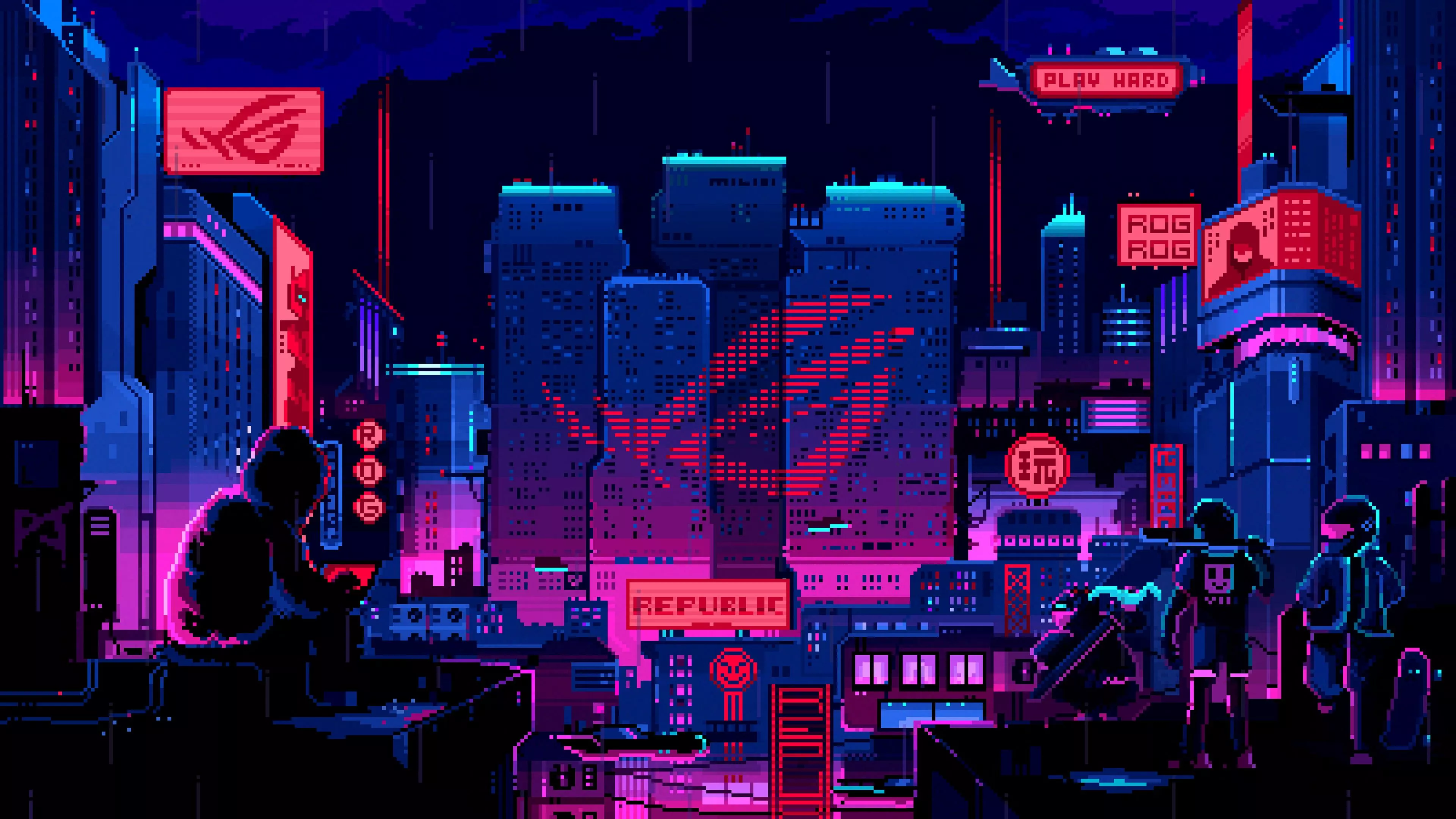 Asus ROG 4k Digital Life Wallpaper, HD