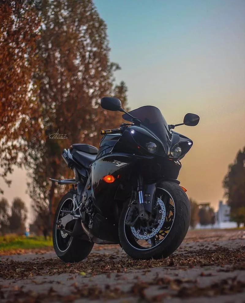 Yamaha r1, bike, motor, HD phone