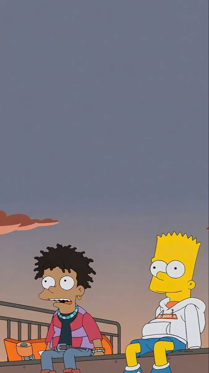 Bart Simpson and Friend