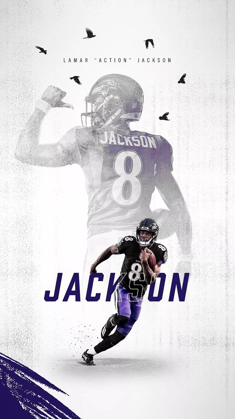 HD lamar jackson wallpaper