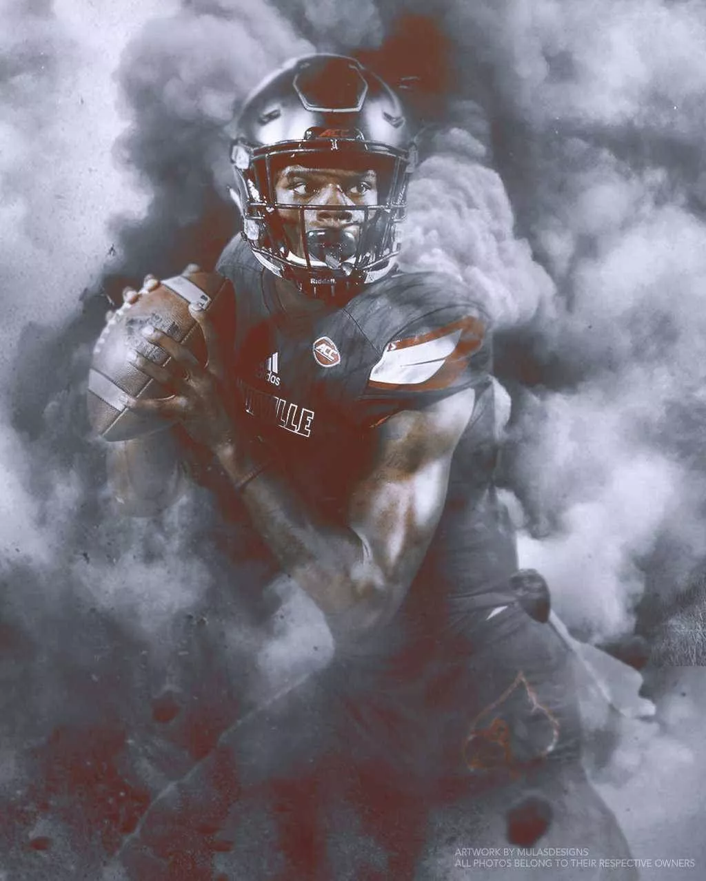 Lamar Jackson Cool Graphic Poster