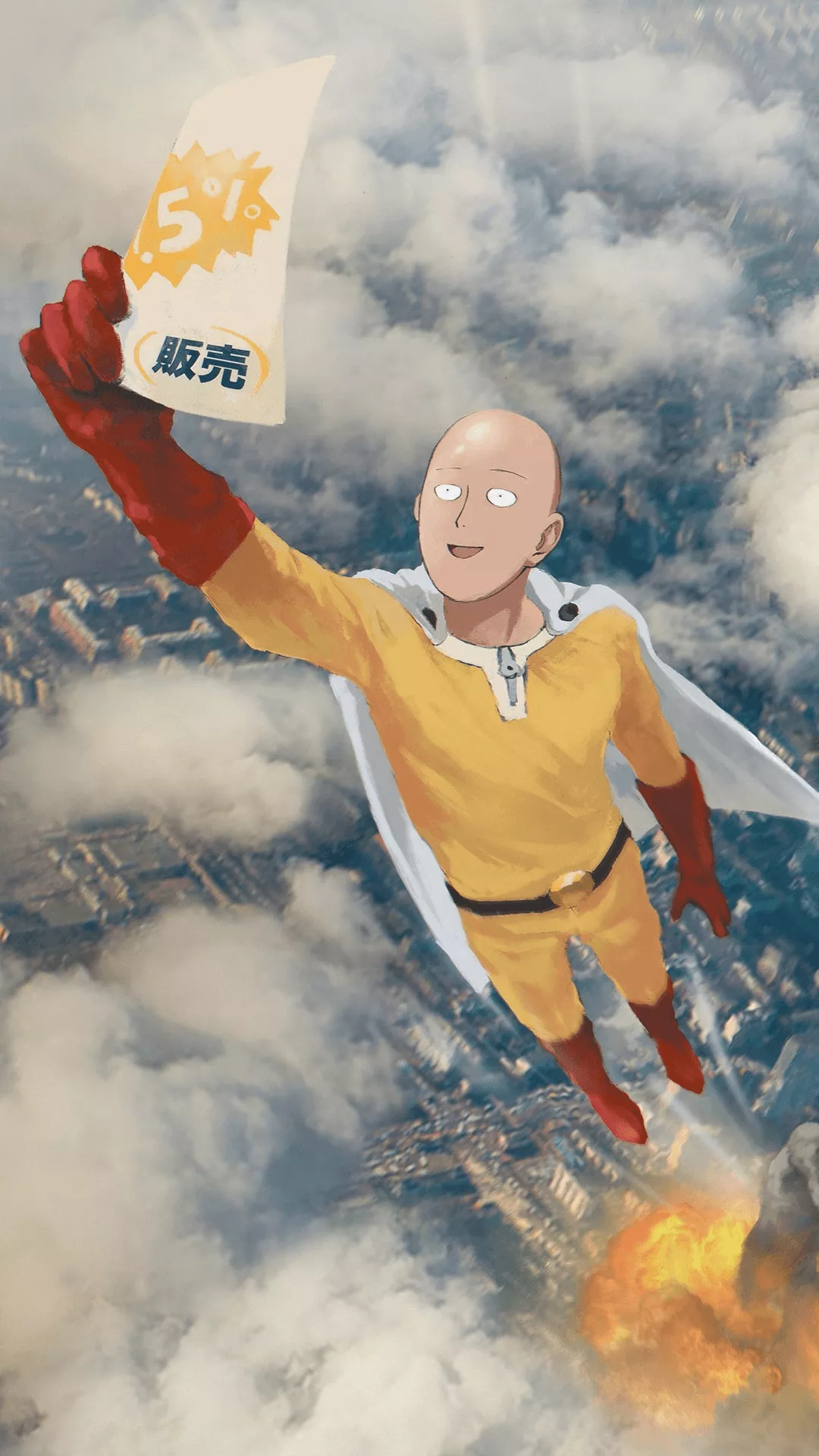 Anime One Punch Man, Saitama One Punch