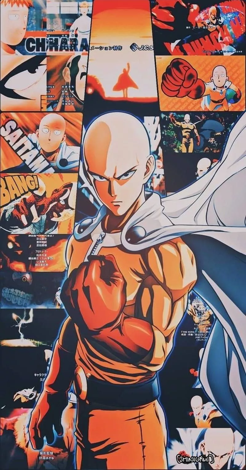 HD saitama one punch man wallpaper
